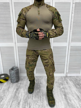 Тактичний військовий костюм Flass ( Убакс + Штани ), Камуфляж: Мультикам, Розмір: XXL