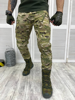 Тактические военные боевые брюки Vagon, Камуфляж: Мультикам, Размер: XL