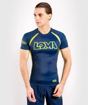 Рашгард Venum Origins Rashguard Short Sleeves Loma Edition Blue Yellow (VENUM-03948-405-XXL)