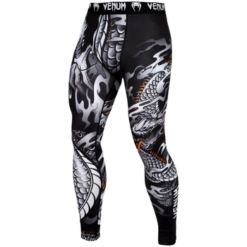 Компрессионные штаны Venum Dragons Flight Spats Black (VENUM-03299-108-XXL)