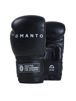 Боксерские перчатки MANTO Boxing Gloves Impact Black (MNG002-BLK-16OZ)