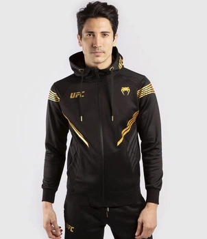 Толстовка Venum UFC Fight Night Pro Line Hoodies Black Gold (VNMUFC-00064-126-S)