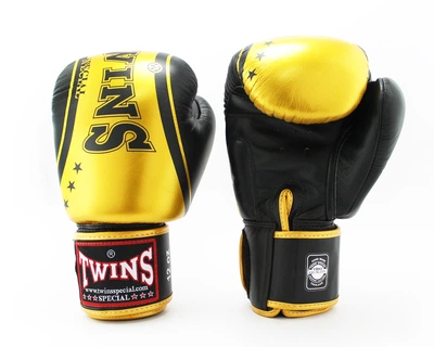 Боксерские перчатки Twins Fancy FBGVL3-TW4 Black Gold (FBGVL3-TW4GD-8oz)
