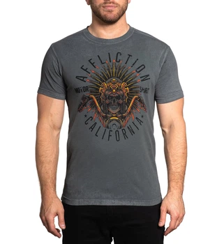 Футболка Affliction AC Ancient Rumble Rev. Charcoal (A23962-CH-S)