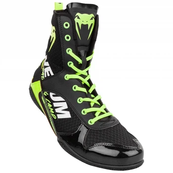 Боксерки Venum Elite VTC 2 Edition Boxing Shoes Black Neo Yellow (VENUM-03908-116-40.5 (8))