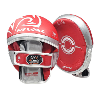 Лапы Rival RPM100 Professional Punch Mitts Red Silver (RPM100-RDSL)