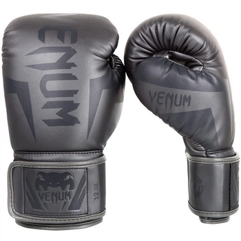 Боксерские перчатки Venum Elite Boxing Gloves Grey (VENUM-0984-432-8oz)