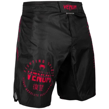 Шорты для ММА Venum Signature Fightshorts Black Red (VENUM-03651-100-XXL)