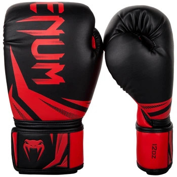 Боксерские перчатки Venum Challenger 3.0 Boxing Gloves Black Red (VENUM-03525-100-12oz)