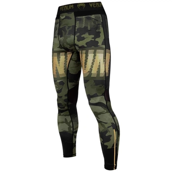 Компрессионные штаны Venum Tactical Spats Forest Camo Black (VENUM-03744-219-XXL)