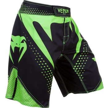 Шорты MMA Venum Hurricane Fight Shorts Black Neo Green (V-5721-XS)