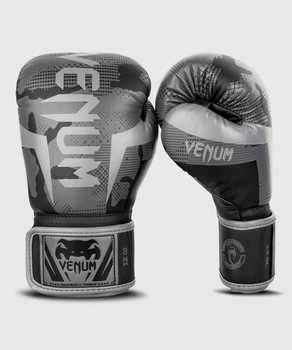Боксерские перчатки Venum Elite Black Dark Camo (VENUM-1392-536-8oz)