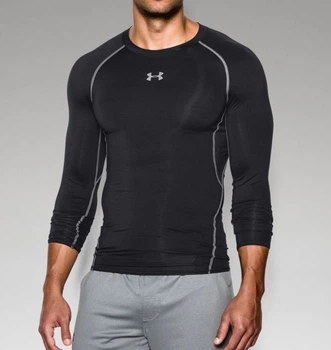 Компрессионная футболка Under Armour HeatGear Compression Long Sleeve Black (1257471-001-XL)