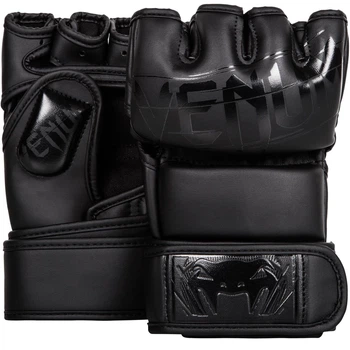Перчатки Venum Undisputed 2.0 MMA Gloves - Semi Leather Matte Black (Venum-02734-114-M)