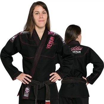 Женское кимоно для джиу-джитсу Venum Challenger 2.0 Women BJJ GI Black (venum1153-BK-F1)