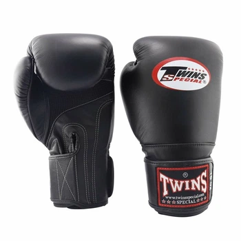 Боксерские перчатки Twins Velcro Mesh Edition BGVLA1 Black (BGVLA1-BK-8oz)