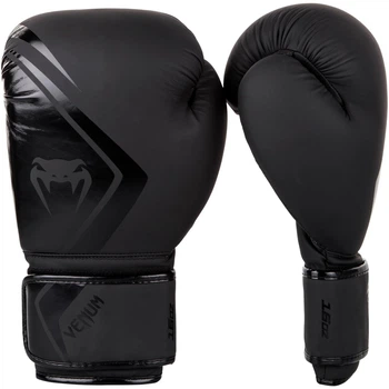 Боксерские перчатки Venum Contender 2.0 Boxing Gloves Black Black (VENUM-03540-114-14oz)