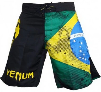 Шорти Venum Brazilian Flag Fightshorts - Black (EU-VENUM-0081-XS)