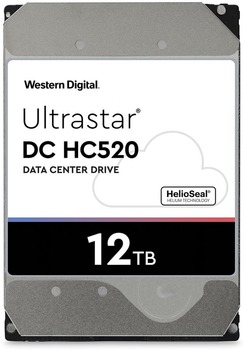 Жорсткий диск Western Digital Ultrastar DC HC520 (He12) 12TB 7200rpm 256MB HUH721212ALE604_0F30146 3.5 SATA III