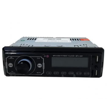 Автомагнитола 3887 ISO+FM+USB+SD+AUX+Bluetooth 4x50W 1Din магнитола с пультом сенсорный дисплей