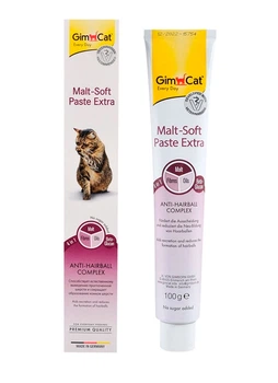 Паста для кошек GimCat Malt-Soft Paste Extra с эффектом вывода шерсти, 100г