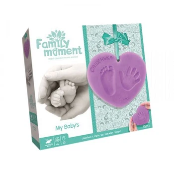 Набір для відбитка ручки і ніжки "Family Moment", fmm-01-01u (укр)