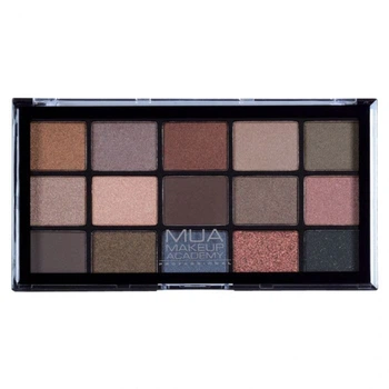 Палітра тіней MUA Makeup Academy 15 Shades Eyeshadow Palette - Spiced Charm