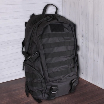 Зручний рюкзак тактичний de esse 9065-black Чорний