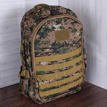 Зручний тактичний рюкзак у стилі мілітарі de esse 8058-khaki Хакі