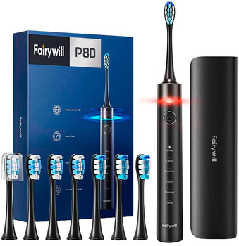 Електрична зубна щітка Fairywill P80 black