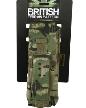 Підсумок для АК і пістолетного магазину Kombat UK Single Mag Pouch with Pistol Mag (1000-kb-smpp-btp)