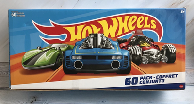 Набор базовые машинки Хот Вилс 60 шт в индивидуальной упаковке Hot Wheels 60 - Pack Basic Car Mattel (HKT50)