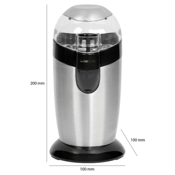 Кофемолка CLATRONIC KSW 3307 нержавеющая сталь (120 Вт)