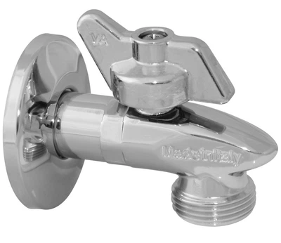 Кран шаровой ALBERTONI Squalo угловой для сантехприборов 1/2"х3/4" 8023017036192