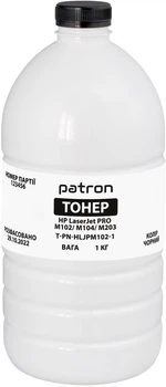 Тонер Patron HP LJ Pro M102/M203 1 кг Black (PN-HLJPM102-1)