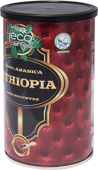 Кава мелена Jamero Свіжообсмажена Eco Coffee Ethiopia 250 г (4820204152727)