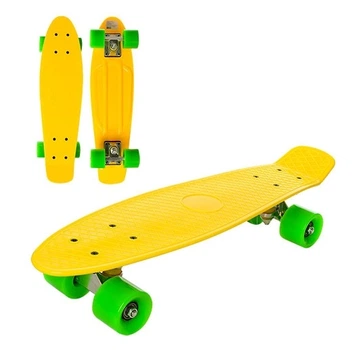Скейт Пенні борд Penny board Cruiser Long 27 Жовтий