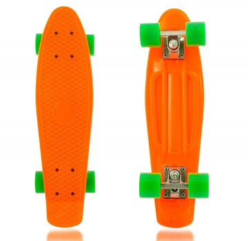 Скейт Пенни борд Penny board Cruiser Long 27 Оранжевый