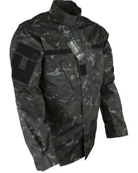 Сорочка тактична KOMBAT UK Assault Shirt ACU Style XXL мультікам чорний (kb-asacus-btpbl)
