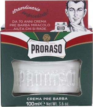 Освежающий и тонизирующий крем Proraso с экстрактом эвкалипта и ментолом для ухода за кожей до бритья 100 мл (8004395001019)