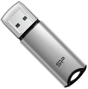 Pendrive Silicon Power Marvel M02 16 GB USB 3.2 Srebrny (SP016GBUF3M02V1S)