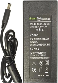 Zasilacz Green Cell do laptopa Dell 19,5V 6,7A 130W 7,4 mm - 5,0 mm (AD35P)