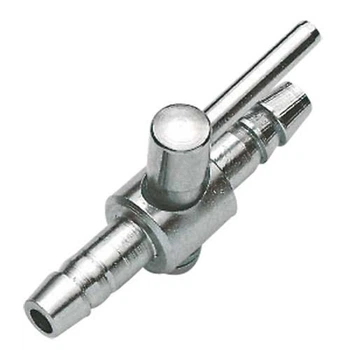 Кран на один выход (металл) Hobby Metallic Air Valve 4/6мм (63330)