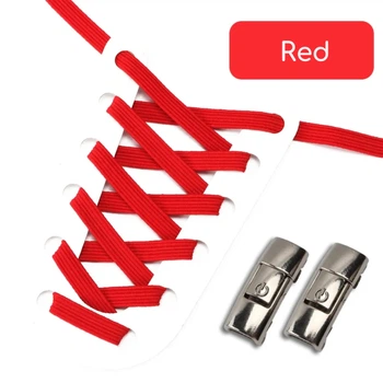 Плоскі еластичні шнурки FASTLACES T88-04 Red