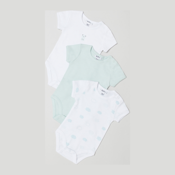 Набір дитячих боді-футболок 3 шт для дівчинки OVS 1598498 98-104 см Різнокольоровий (8052147032088)