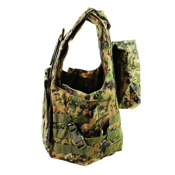 Жилет тактический AOKALI Outdoor А56 Camouflage Green разгрузочный военный