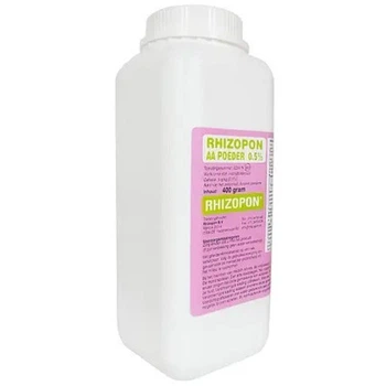 Укорінювач Rhizopon Різопон рожевий / Rhizopon Powder АА 0,5% 400 г
