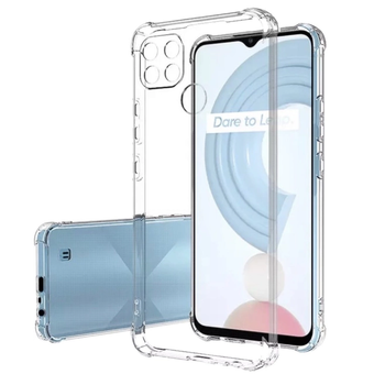 Чехол Fiji Proof для Realme C21Y бампер с усиленными бортами Transparent