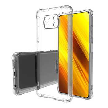 Чехол Fiji Proof для Poco X3 Pro бампер с усиленными бортами Transparent