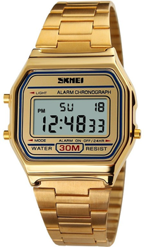 Чоловічий годинник Skmei 1123GD Gold